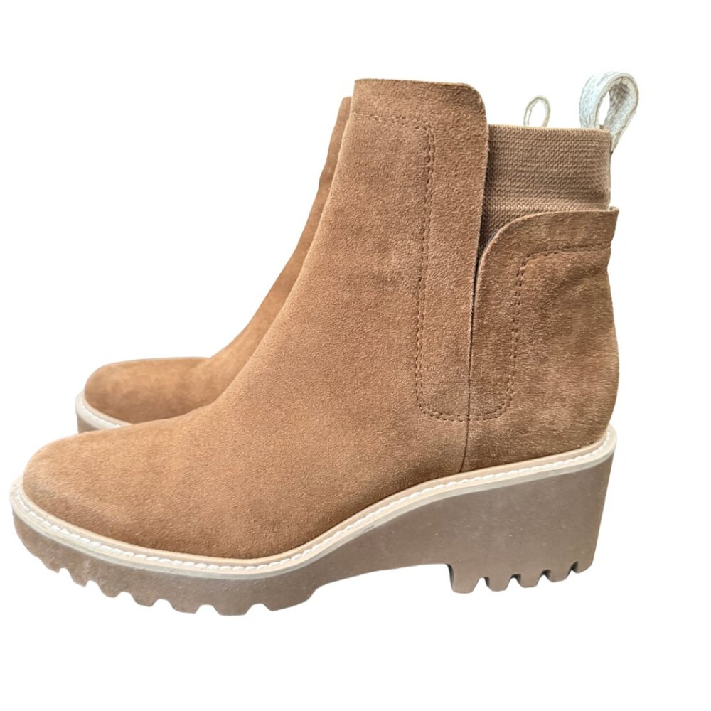 Dolce Vita Suede Huey H20 Ankle Boots Size 8.5